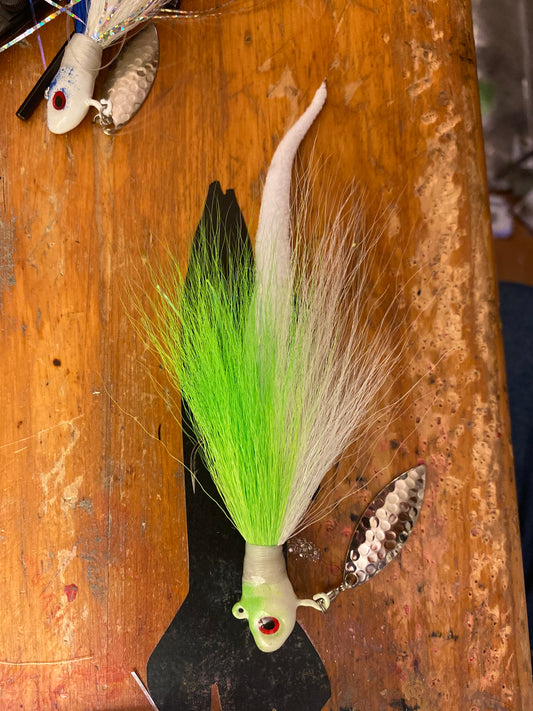 chartreuse shad dragon underspin